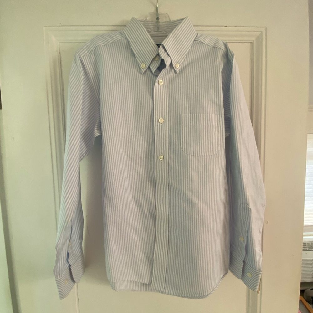 Brooks Brothers Light Blue Striped Button Down Shirt